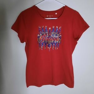 GUESS Sequin Logo Tee